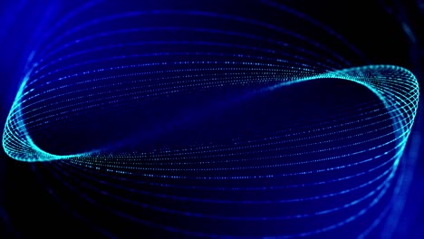 4k fondo azul de ciencia ficción sin costuras con estructuras radiales, las partículas oscilan y se mueven suavemente, como elemento de gráficos de información en el panel de ciencia ficción hud. 12