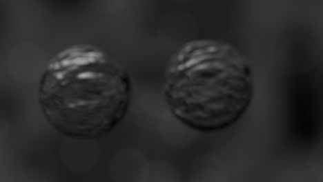 multiplicación de bacterias virus células de sangre bajo microscopio 4k