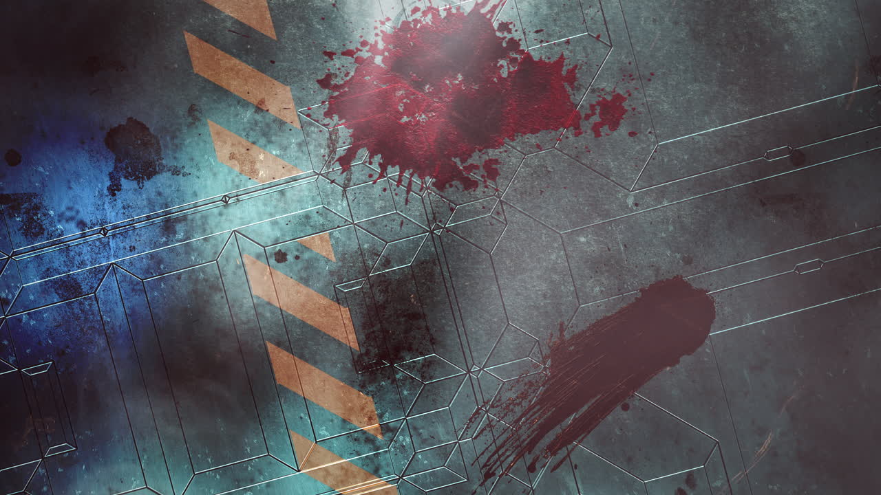 fondo de terror místico con sangre oscura en la pared