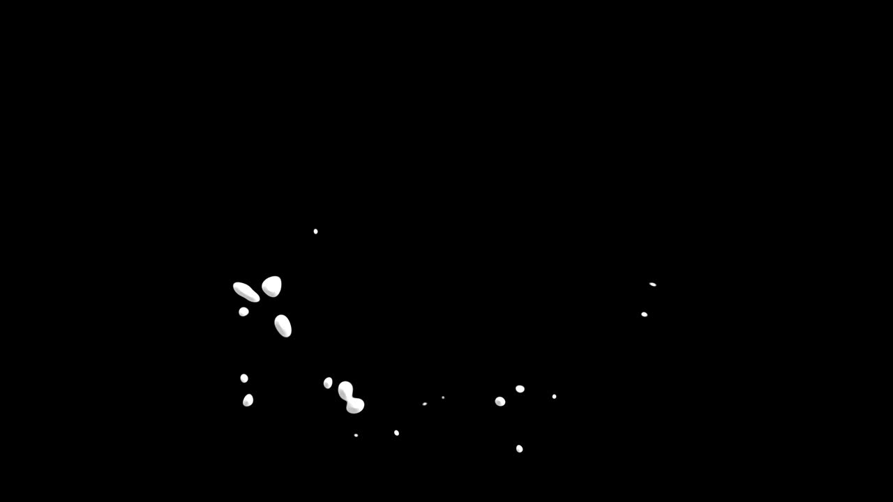 색 페인트 스프레이가 검은색 배경에 원을 움직입니다.