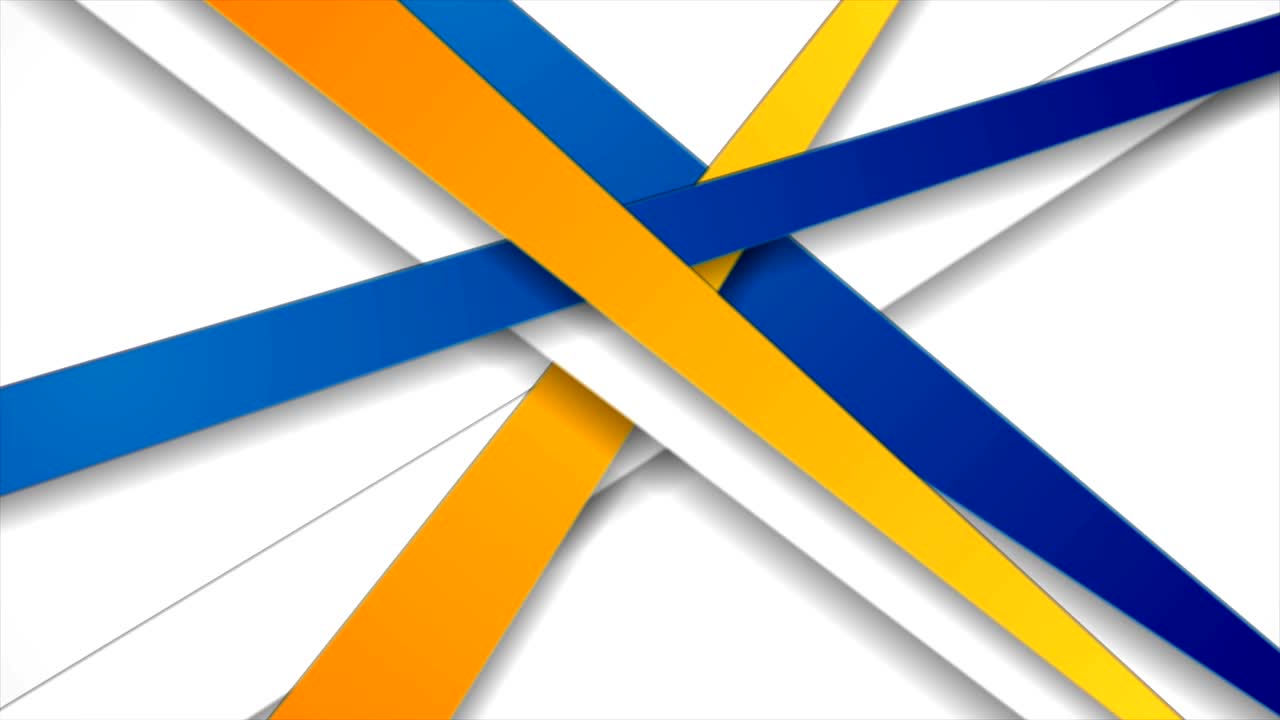 naranja y rayas azules fondo de movimiento corporativo abstracto