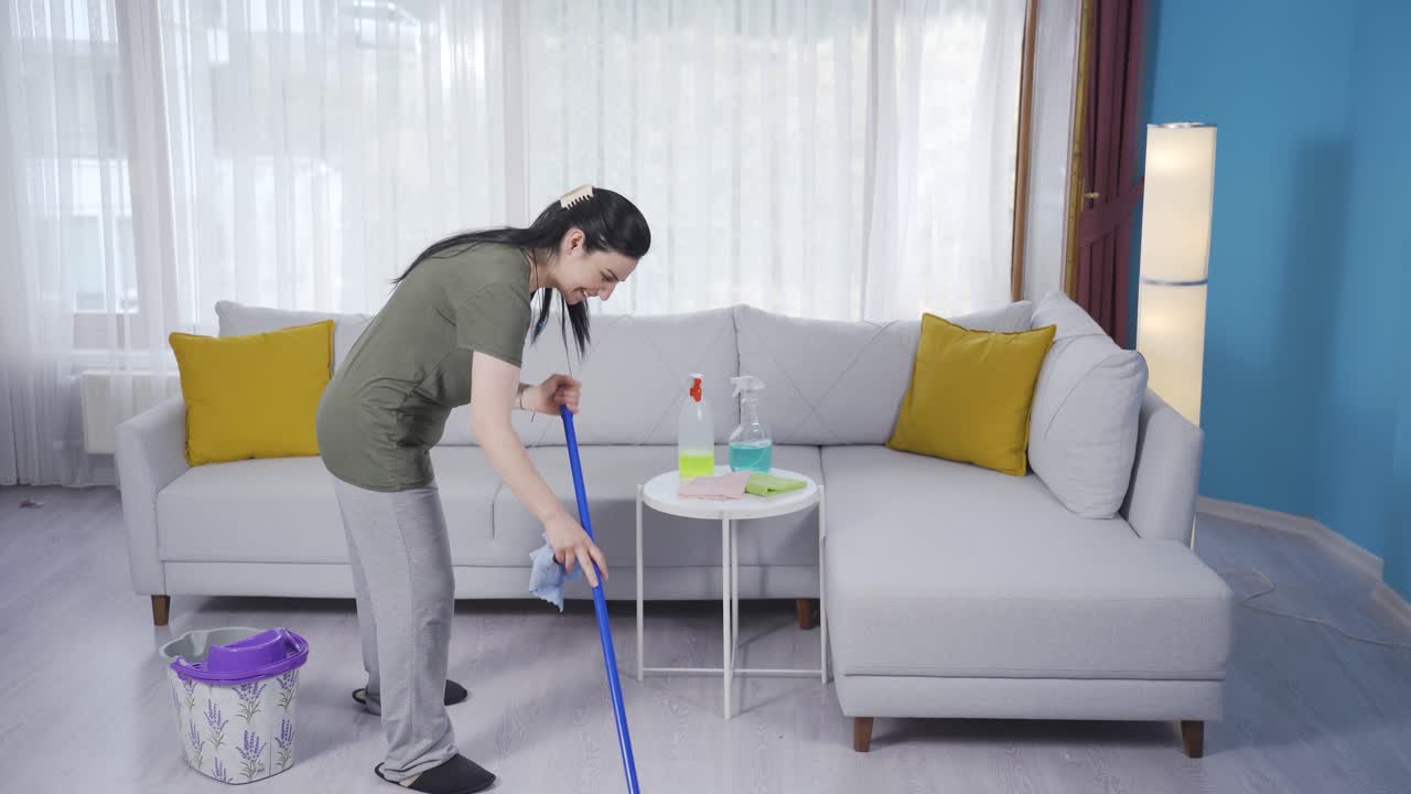 행복한 청소부.