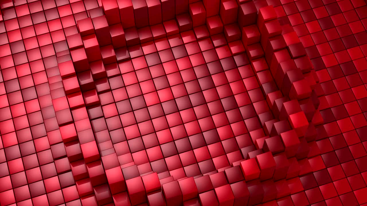 las cajas forman una onda