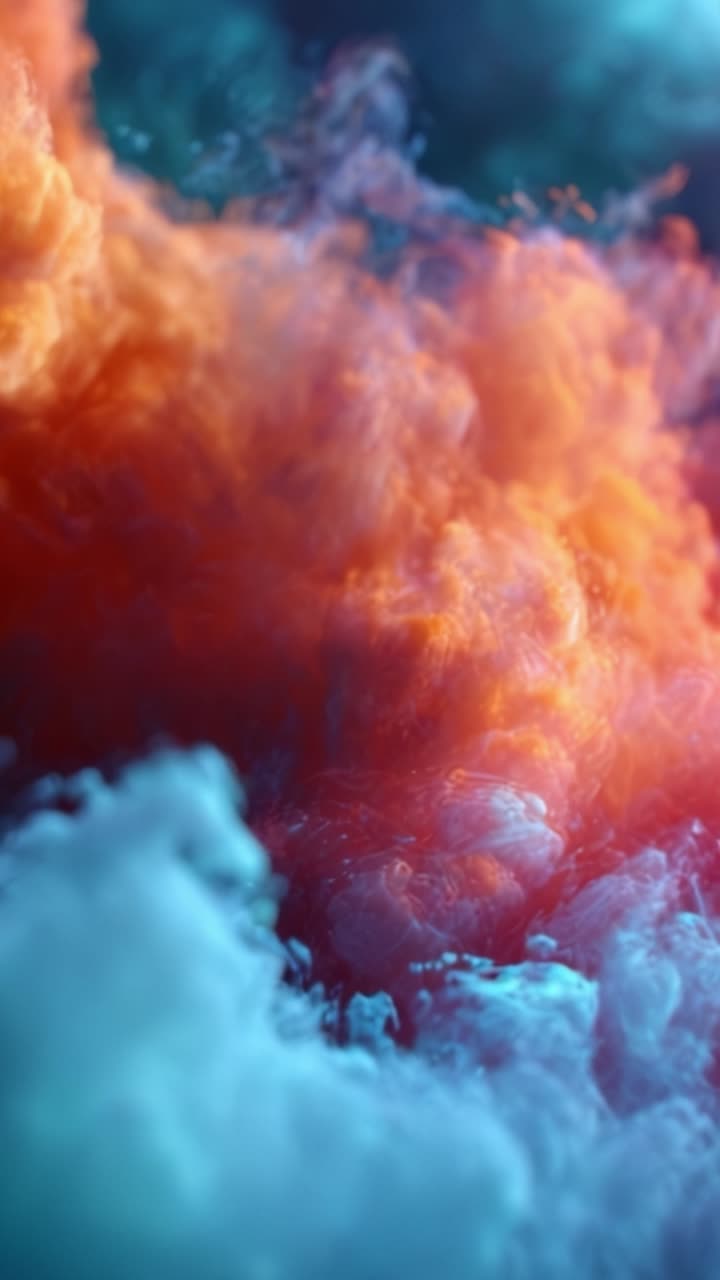 Vibrant Swirls of Colorful Smoke and Vapor with Intricate Textures and Dynamic Flow Creating an Artistic Visual Experience