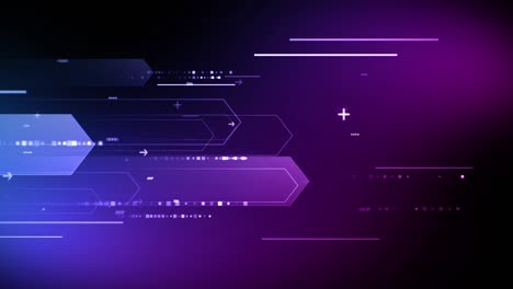 abstract technology background. development process motion in cyber space.