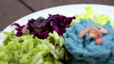 Nasi-Kerabu-or-Blue-Rice---Traditional-Malaysian-Dish