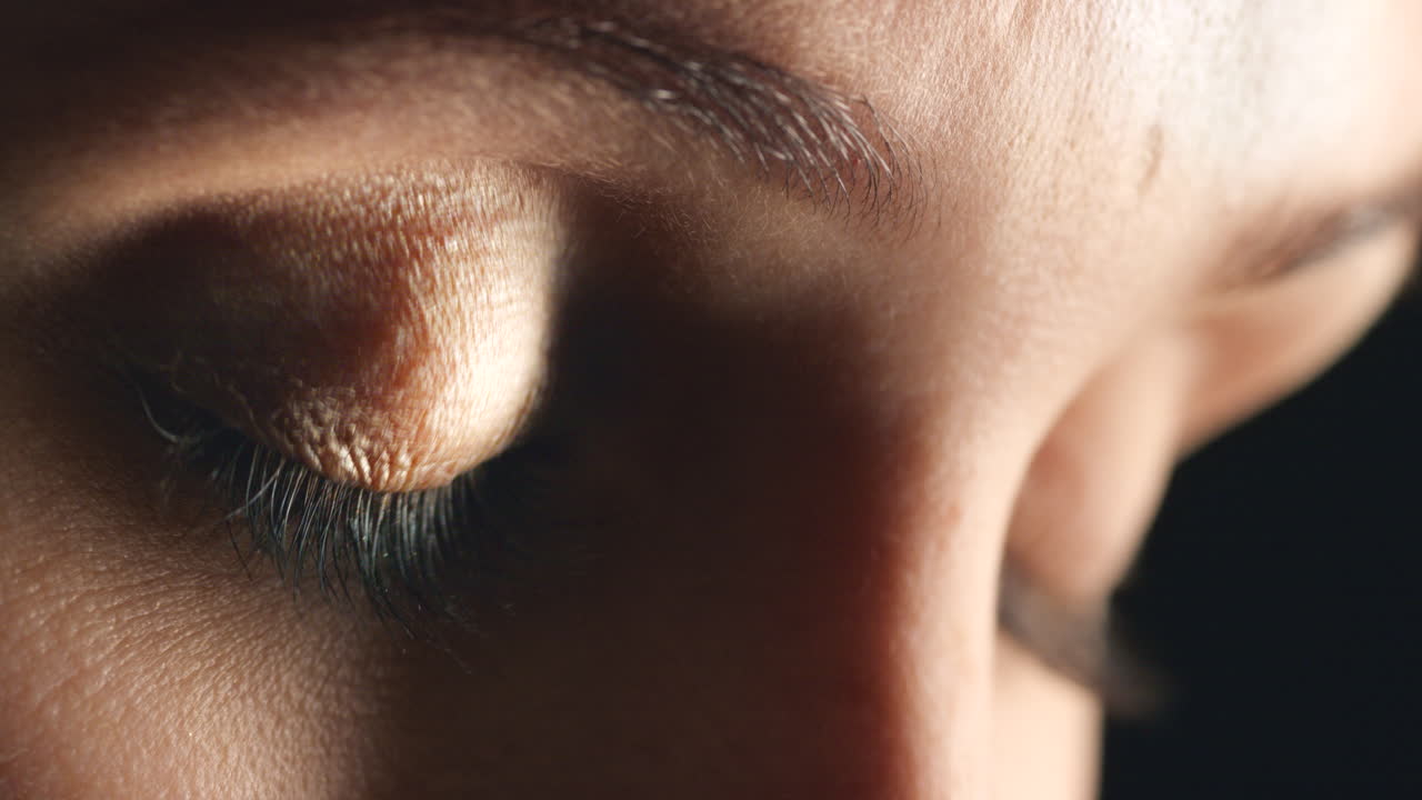 Eyes of woman, surveillance watch