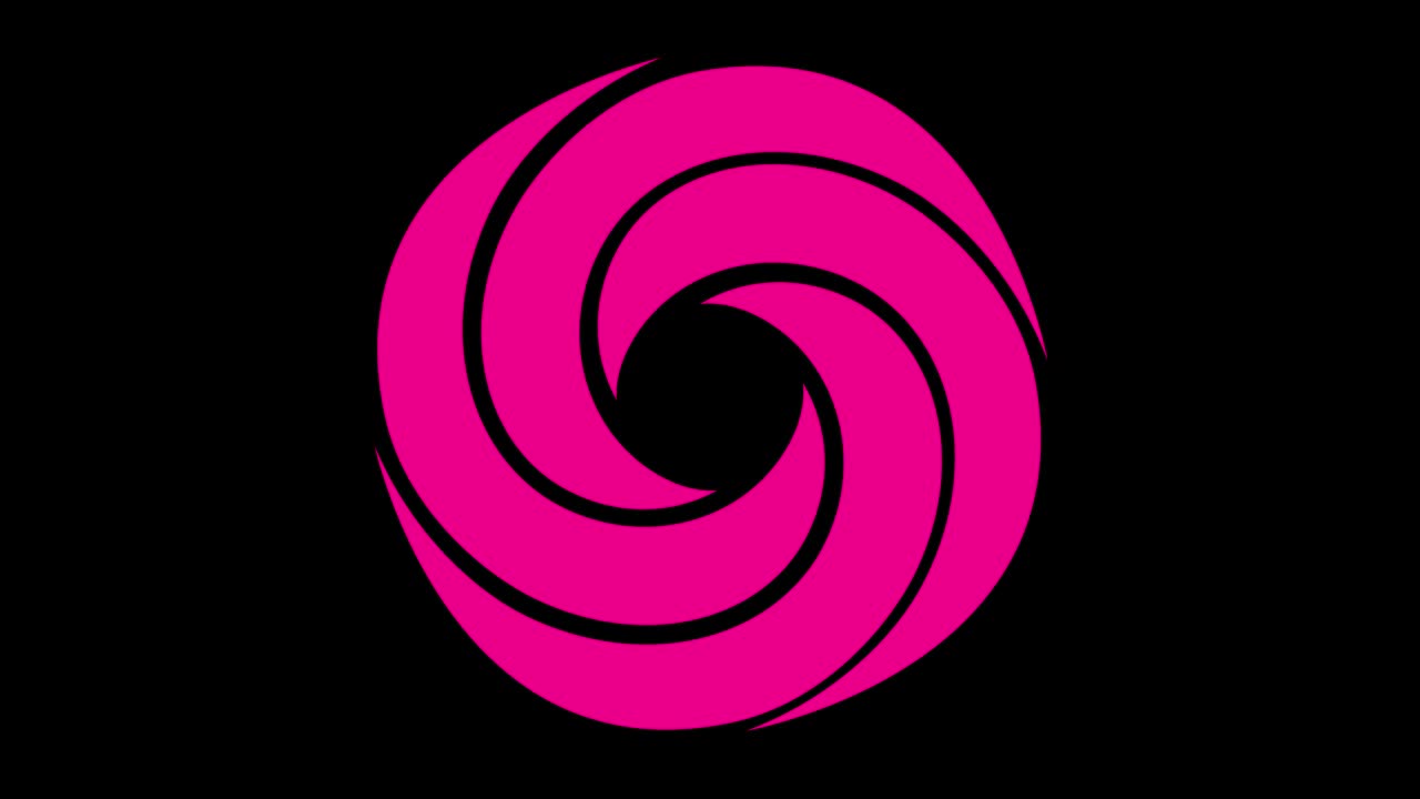 4k 비디오 모델 스트로보스코픽 및 최면 효과, 16:9 비디오 형식