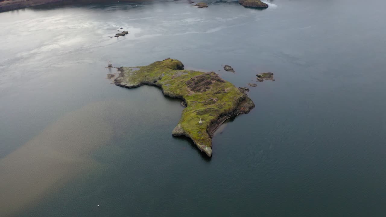 drone hood river island 4k 30fps (en inglés)