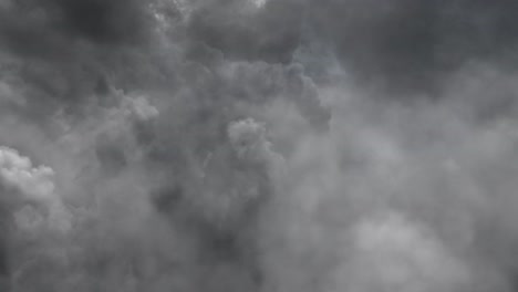 Hintergrund-Von-Blitzen-In-Dunklen-Wolken