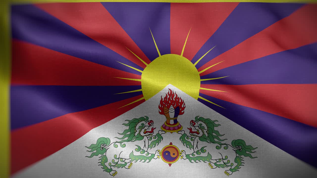 티베트 발 루프 배경 4k