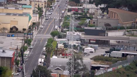 Zeitraffer-Des-Verkehrs-In-Los-Angeles