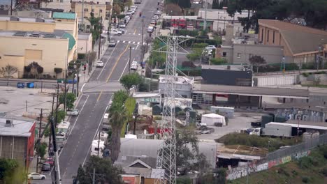time-lapse del tráfico de los ángeles