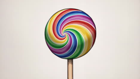 colorful swirl lollipop