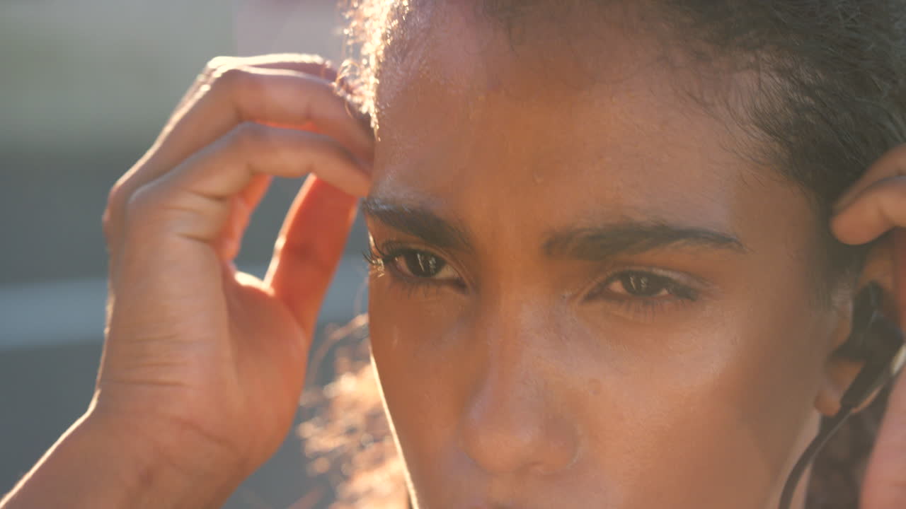 atleta cansada depois de correr