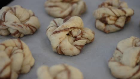 Unbaked-cinnamon-buns-on-a-tray