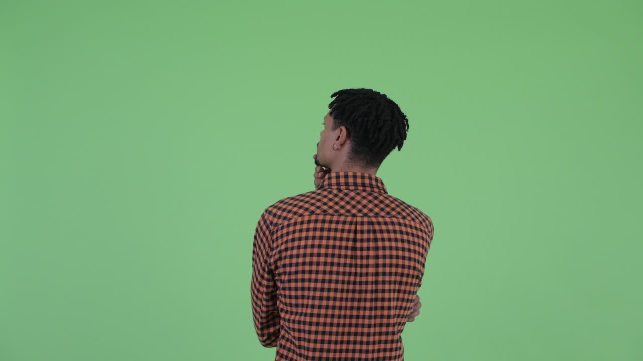Young handsome African man with dreadlocks