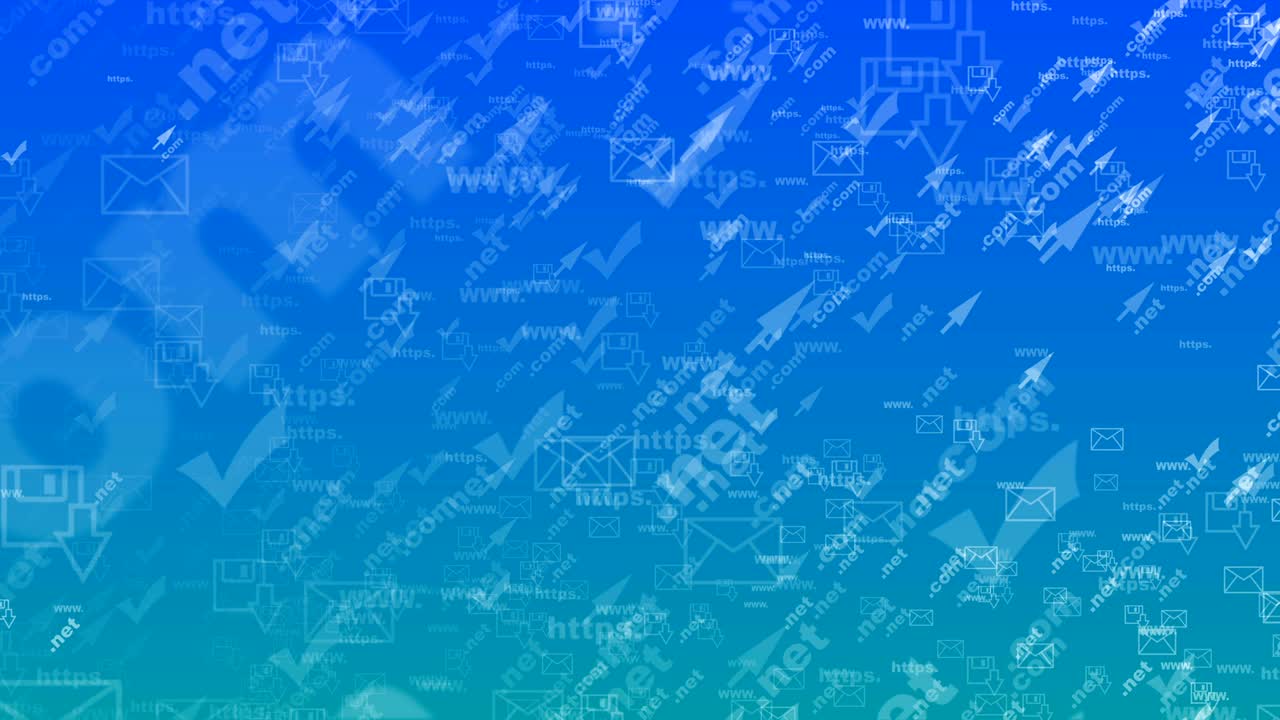 모니터 화면의 무작위적으로 움직이는 요소의 원활한 비디오