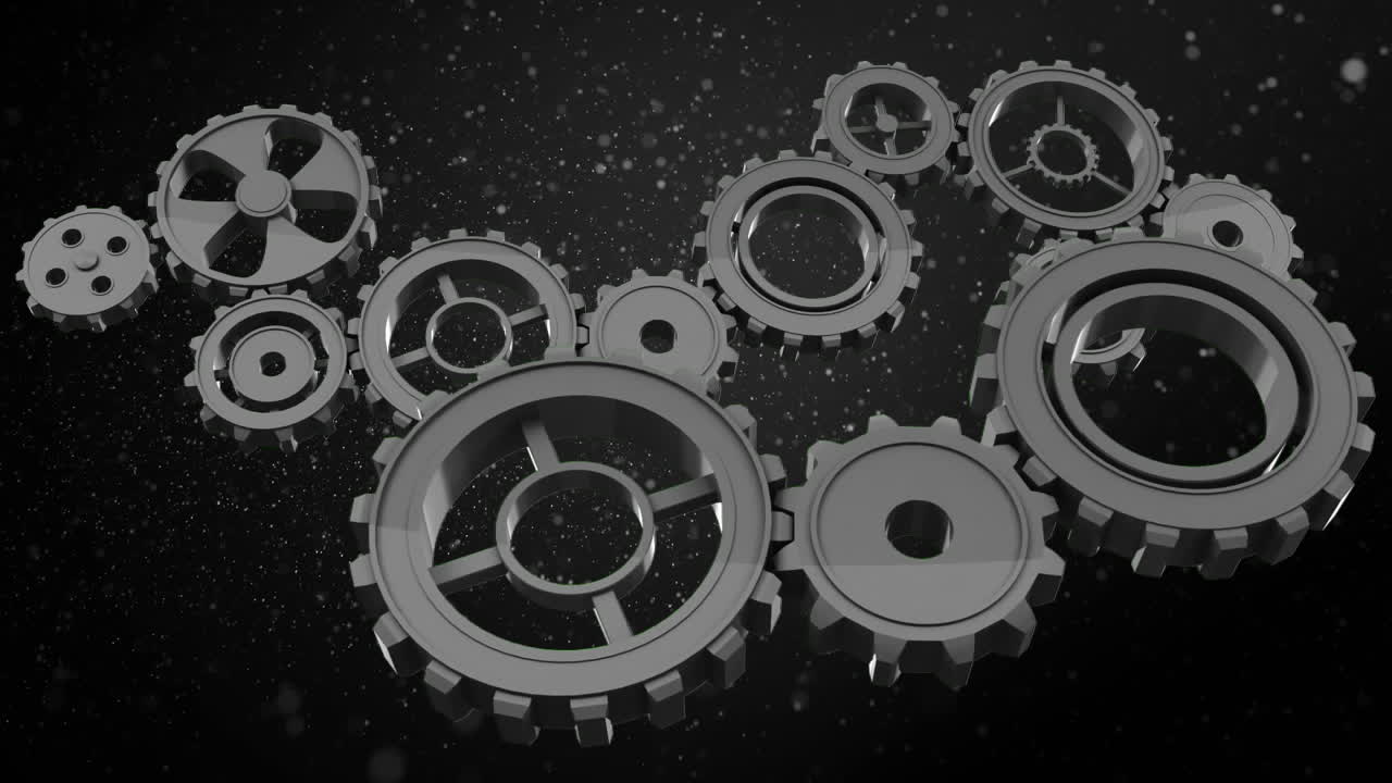 серебряные шестеренки