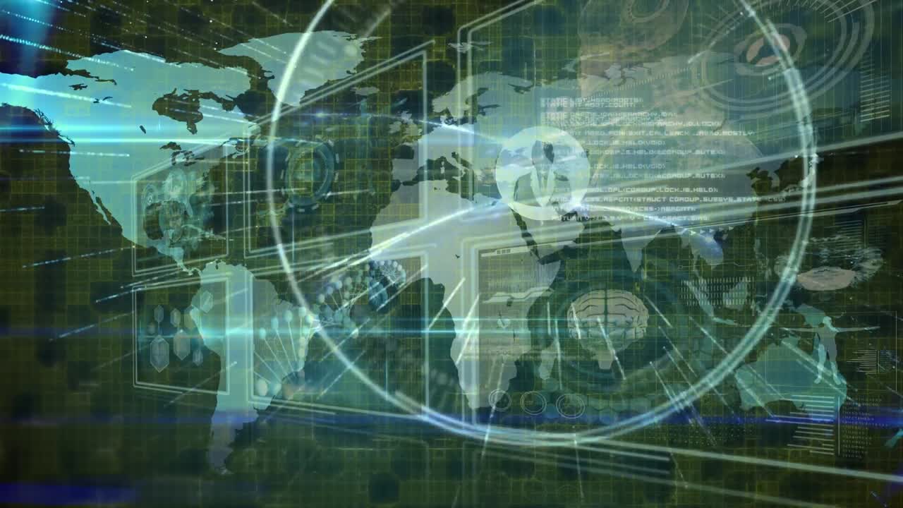 активизация сети соединений по карте мира и научным данным