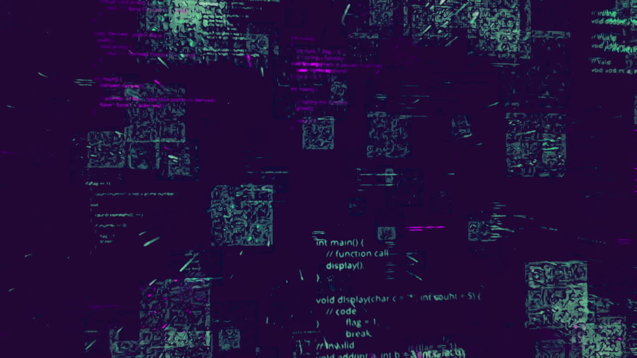 arte de código digital abstracto