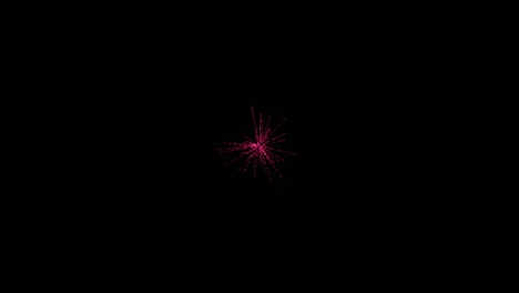 fireworks elements animation set . 4k resolution