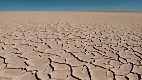 cracked earth landscape - dry and arid desert