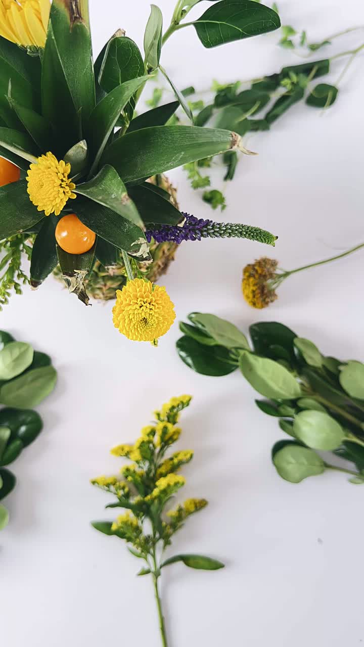 Pineapple Flower Arrangement