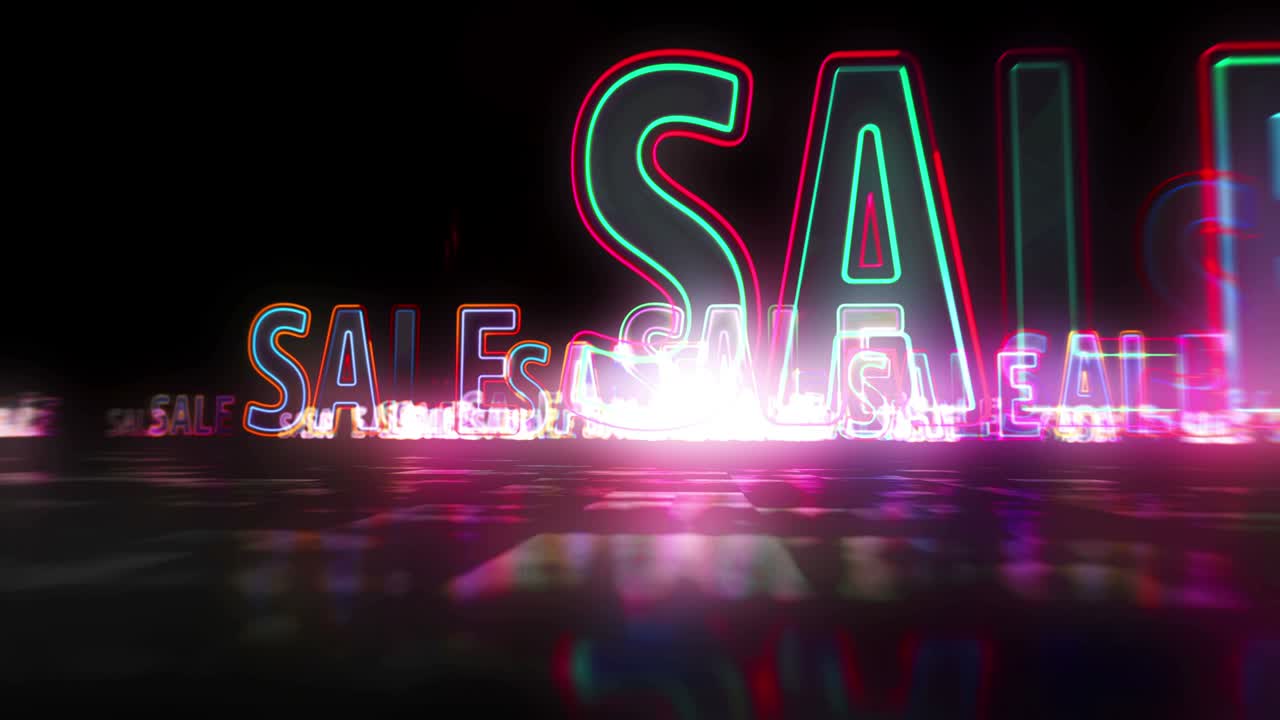 판매 홍보 추상 루프 가능한 하이퍼스페이스 애니메이션