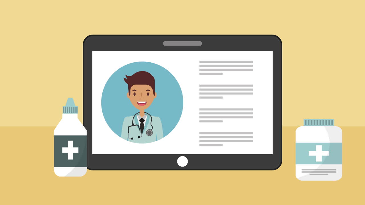 Professional doctor medical character animation | Premium Stock Video ...