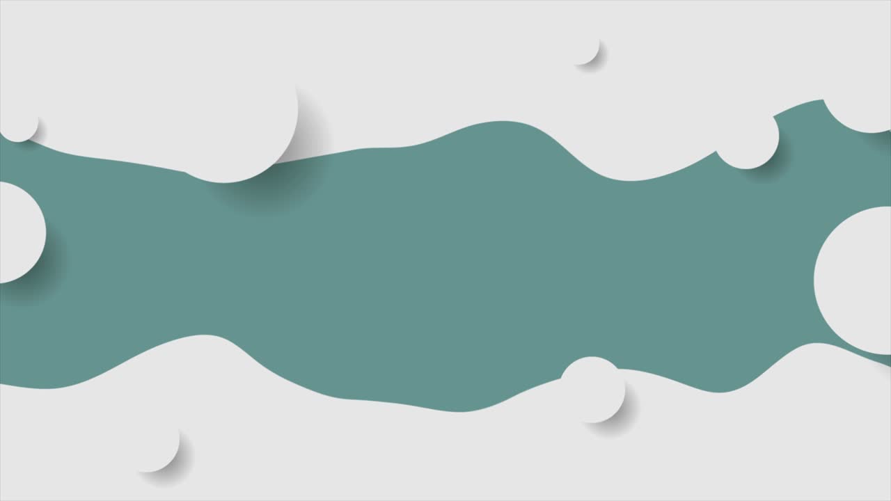 ondas líquidas y círculos de papel geometría abstracta fondo de movimiento