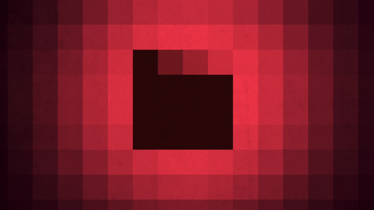 대담하고 매혹적인 빛은 검은색과 빨간색 체커보드에 빛납니다.