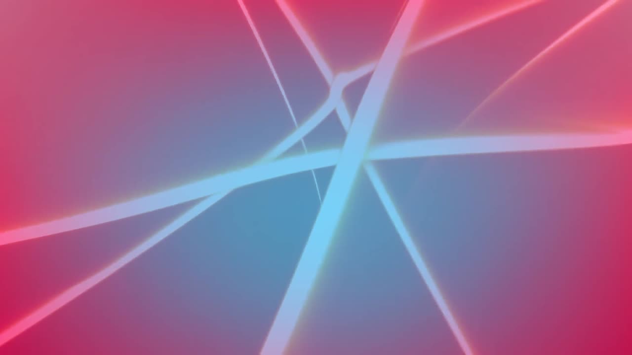 Digital animation of digital waves against blue and pink gradient background