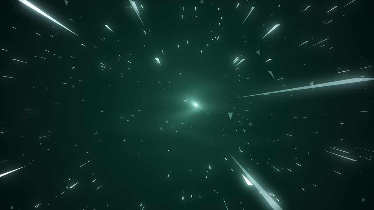 Abstract retrograde of warp or hyperspace motion following the turquoise Line