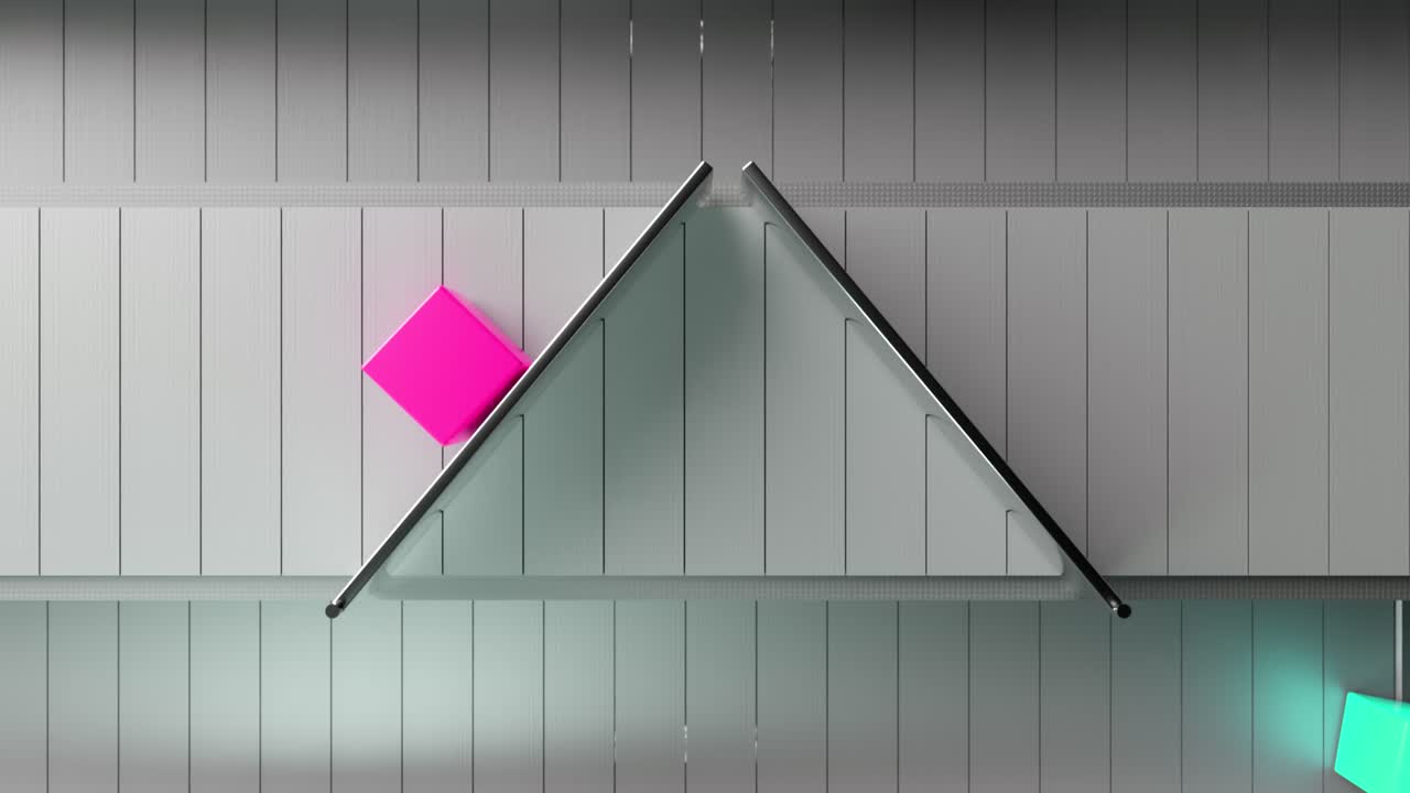 기하학적 모양을 가진 추상적인 제품 표시