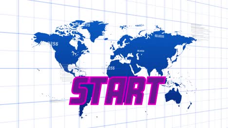 Start-text-and-futuristic-background