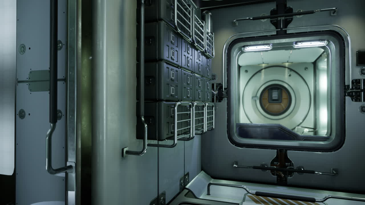 Interiors explored aboard the international space station