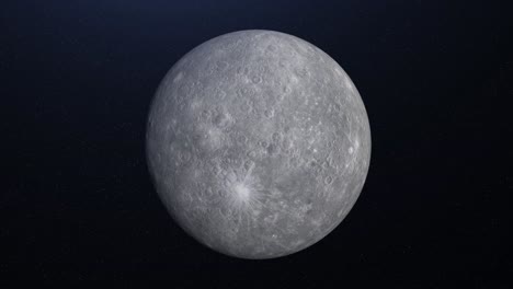 a detailed view of the moon's surface