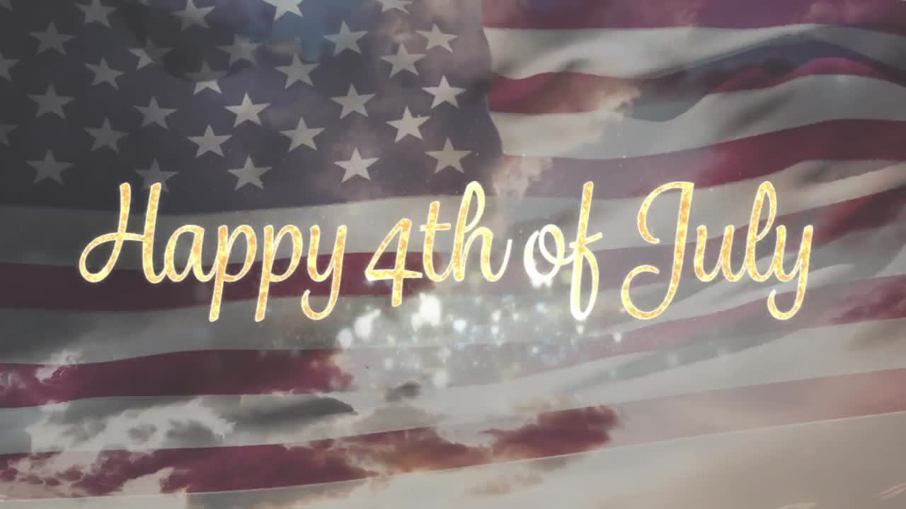 행복한 7월 4일 인사와  ⁇ 발