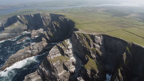 acantilados de kerry, portmagee, condado de kerry; irlanda