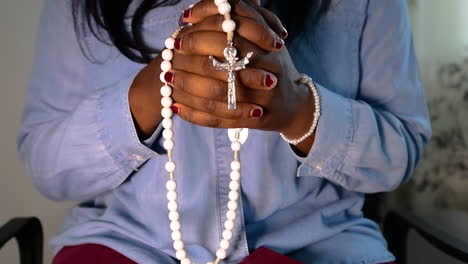 pray the rosary over the holy bible