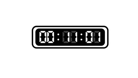 Digital Clock Displaying Time