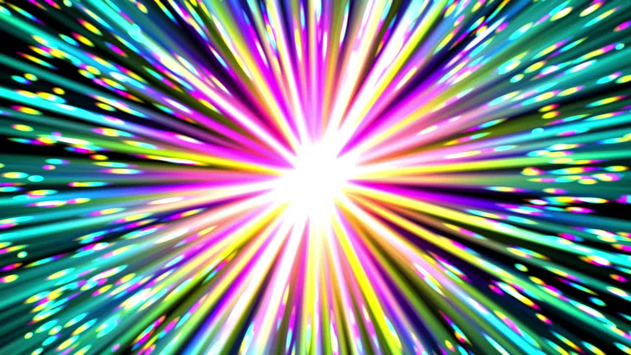 rayo de luz del sol bucle gráfico vj