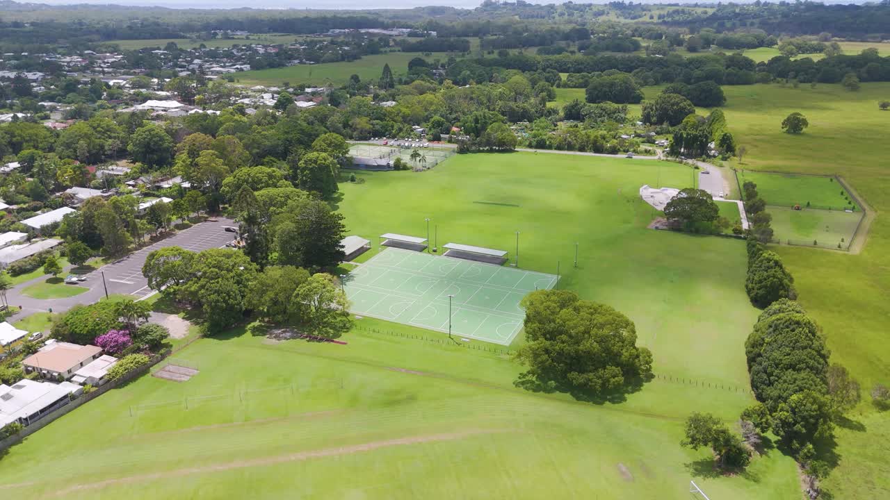 과 건물의 파노라마 뷰