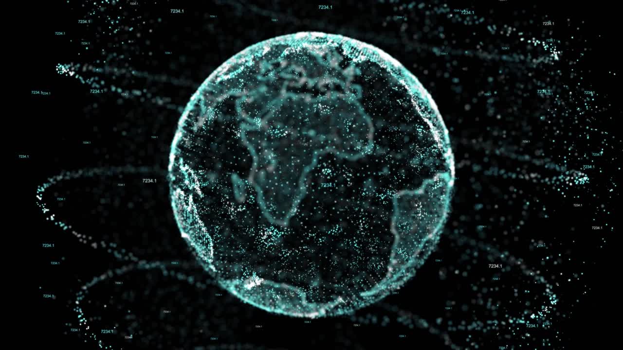 visualización digital de la tierra