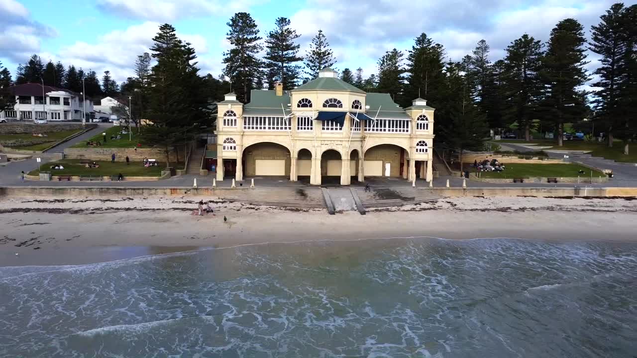 Aerial View of a Beautiful Beach House