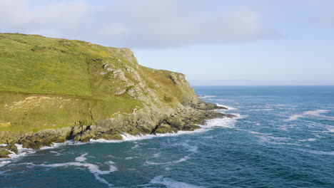coastal cliffs and waves