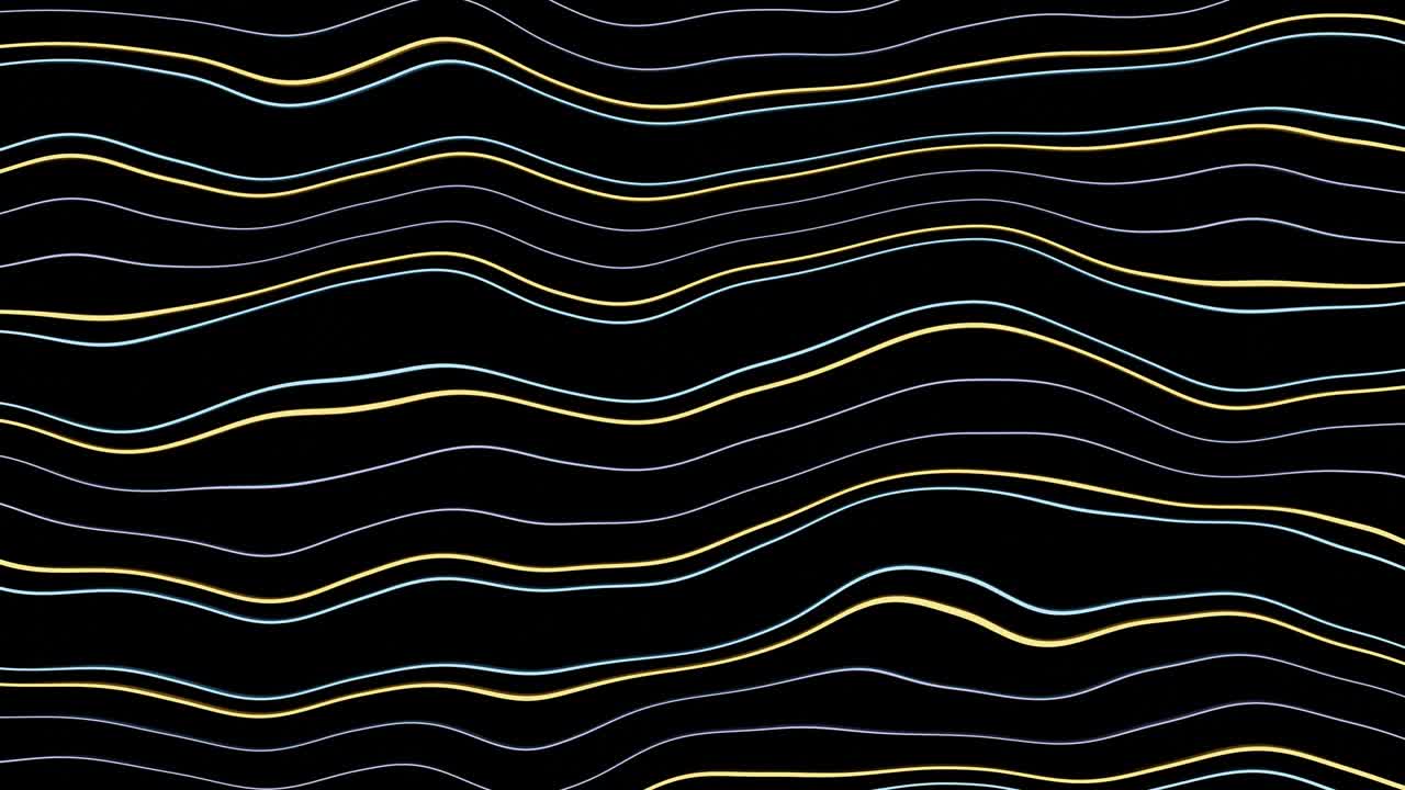 líneas onduladas fondo abstracto. bucle sin costuras