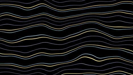 wavy lines abstract background. seamless looping