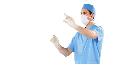 Chirurg,-Der-Vorgibt,-Einen-Futuristischen-Digitalen-Bildschirm-Zu-Verwenden